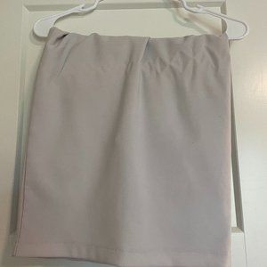 White pencil skirt